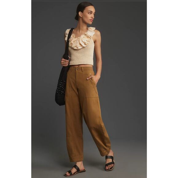 Anthropologie Pants - NWT Anthropologie Utility Tank Barrel Pants - Size 6